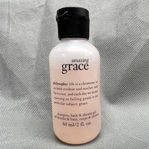 New Philosophy Amazing Grace Shampoo, Bath and Shower Gel 2 Fl Oz Travel Size